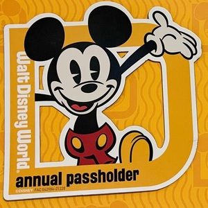 New Walt Disney World Annual Passholder 50th
Anniversary Magnet